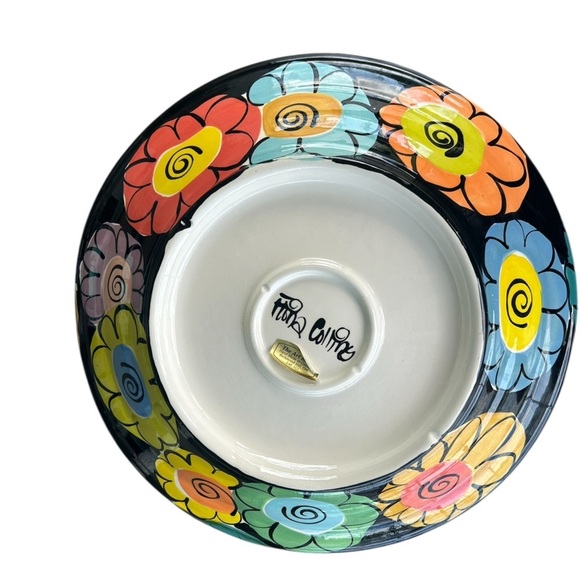 Vibrant Masterpiece: Hand-Painted Ceramic Bowl by Fiona Collins - Picture 8 of 11